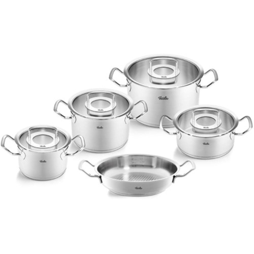 Zestaw garnków Fissler Original-Profi Collection 5cz. (z patelnią do serwowania)