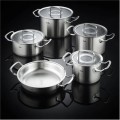 Zestaw garnków Fissler Original-Profi Collection 5cz. (z patelnią do serwowania)