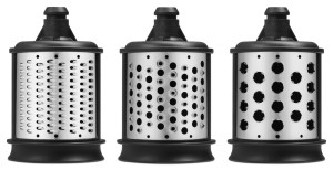 Dodatkowe tarki do szatkowania i tarcia 3 szt. KitchenAid 5KSMEMVSC-P