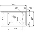 Zlewozmywak Franke Fresno FSG 611-88 czarny mat + czarny odpływ 114.0721.148