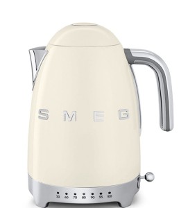 Czajnik elektryczny z regulacją temperatury Smeg KLF04CREU kremowy