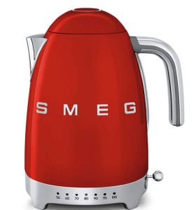Czajnik elektryczny z regulacją temperatury Smeg KLF04RDEU 