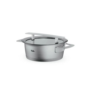 Garnek niski Fissler Phi 20cm ze szklaną pokrywką