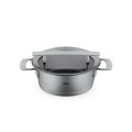 Garnek niski Fissler Phi 20cm ze szklaną pokrywką