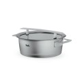 Garnek niski Fissler Phi 24cm ze szklaną pokrywką