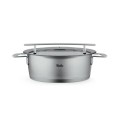Garnek niski Fissler Phi 24cm ze szklaną pokrywką