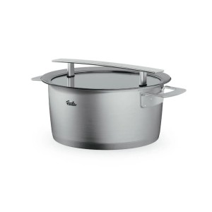 Garnek Fissler Phi 24cm ze szklanką pokrywką