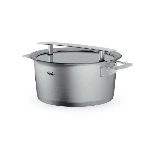 Garnek Fissler Phi 24cm ze szklanką pokrywką