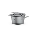 Garnek Fissler Phi 16cm ze szklanką pokrywką