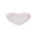 Talerz Le Creuset w Kształcie Serca Kamionka 23cm shell pink