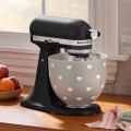 Ozdobna dzieża ceramiczna KitchenAid 5KSM2CB5CH Beige (Layered Hearts)