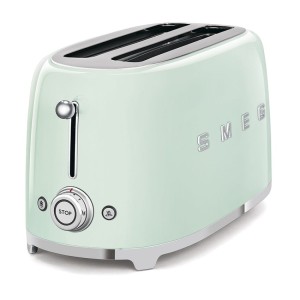 Toster Smeg TSF02PGEU, 4 kromki pastelowa zieleń