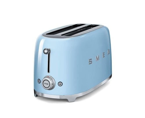 Toster Smeg TSF02PBEU, 4 kromki błękitny.jpg