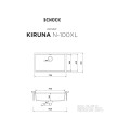 Zlewozmywak Schock Kiruna N-100XL Day Cristaudur Linia Studio