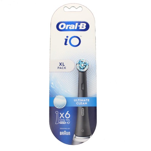 Końcówki Oral-B iO Ultimate Clean czarny 6 sztuk