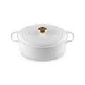 Owalna Brytfanna Le Creuset 31cm Biała