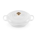 Garnek Profesjonalny Le Creuset Gourmet 30cm Biały