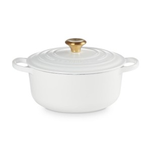 Okrągła Brytfanna Le Cresuset 20cm Biała