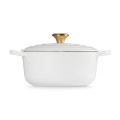 Okrągła Brytfanna Le Cresuset 20cm Biała