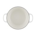 Okrągła Brytfanna Le Cresuset 20cm Biała