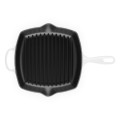 Kwadratowa Patelnia Grillowa Le Creuset 26cm Biała