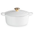 Okrągła Brytfanna Le Creuset 24cm Biała
