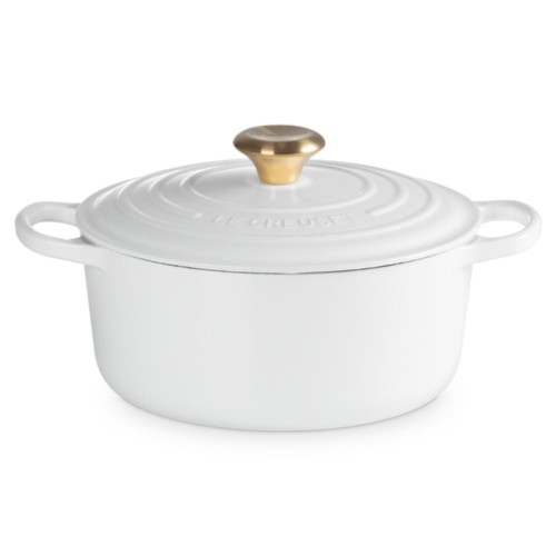 Okrągła Brytfanna Le Creuset 24cm Biała
