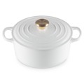 Okrągła Brytfanna Le Creuset 24cm Biała
