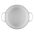 Okrągła Brytfanna Le Creuset 24cm Biała