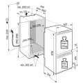 Chłodziarko-zamrażarka do zabudowy Liebherr ICBNci 5663 Prime BioFresh NoFrost 194cm
