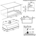 Okap podszafkowy Electrolux LFG235S