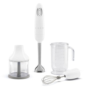Blender ręczny z akcesoriami Smeg HBF03WHEU