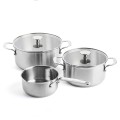 Zestaw garnków stalowych KitchenAid - 5 elementów