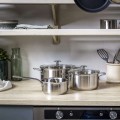 Zestaw garnków stalowych KitchenAid - 5 elementów