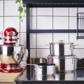 Zestaw garnków stalowych KitchenAid - 5 elementów