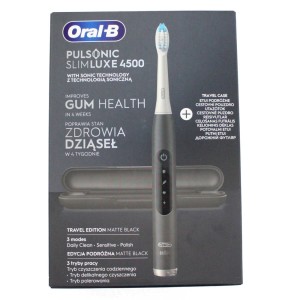 Szczoteczka elektryczna Oral-B Pulsonic Slim Luxe 4500 Czarny Mat