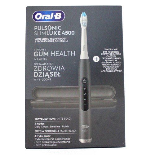 Szczoteczka elektryczna Oral-B Pulsonic Slim Luxe 4500 Czarny Mat