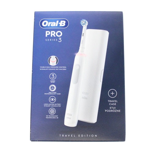 Szczoteczka elektryczna Oral-B Pro 3 3500 Sensitive Clean white