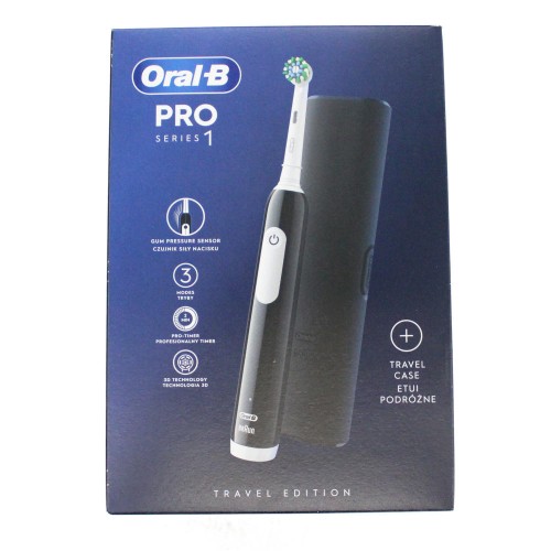 Szczoteczka elektryczna Oral-B Pro 1 czarna + etui