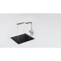 Bateria Schock Vitus 560.120 Inox z wyciąganą wylewką. Bateria trójdrożna Linia Studio