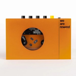 We are rewind - Przenośny odtwarzacz kaset z Bluetooth Orange