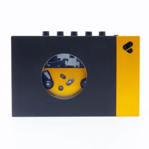 We are rewind - Przenośny odtwarzacz kaset z Bluetooth Black&Yellow