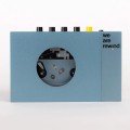 We are rewind - Przenośny odtwarzacz kaset z Bluetooth Blue