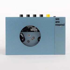We are rewind - Przenośny odtwarzacz kaset z Bluetooth Blue