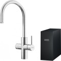 Bateria wielofunkcyjna Franke z zestawem startowym Mythos Water Hub All In One ze stała wylewką 160.0708.955