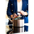 Vialli - Czajnik 1,5l z gwizdkiem Diamante złoty rose gold matowy 1241