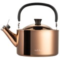Vialli - Czajnik 1,5l z gwizdkiem Diamante złoty rose gold polerowany 1258
