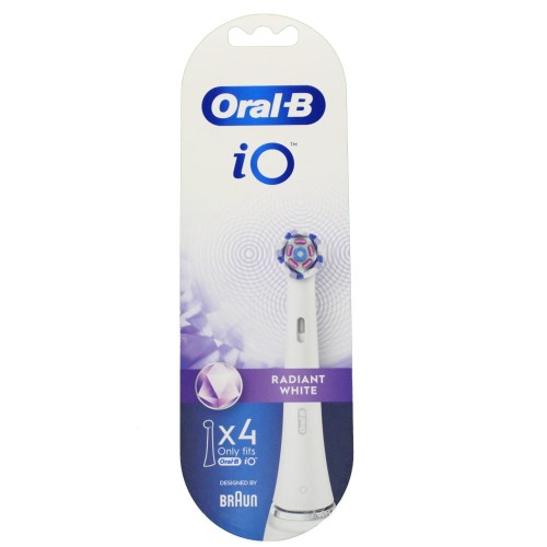 Końcówki do szczoteczki Oral-B iO Radiant 4 sztuki białe