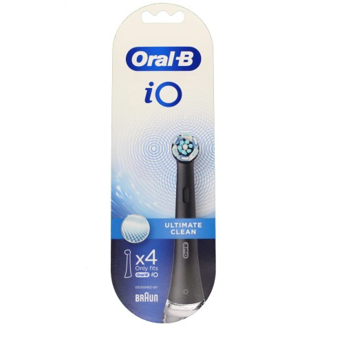 Końcówki do szczoteczki Oral-B iO Ultimate Clean czarna 4 sztuki