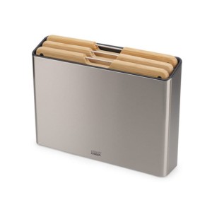 Zestaw 3 desek bambusowych Joseph Joseph w stojaku Folio Bamboo 60229